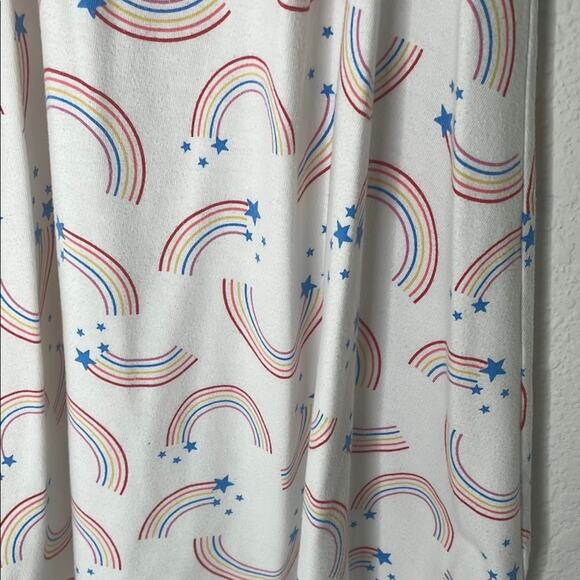 Cat & Jack White Dress with Red and Blue Rainbow Pattern size small 6/6x - Picture 3 of 3